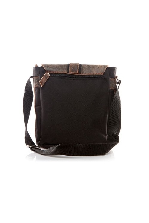 Mała listonoszka męska skórzana beżowa BV15 -