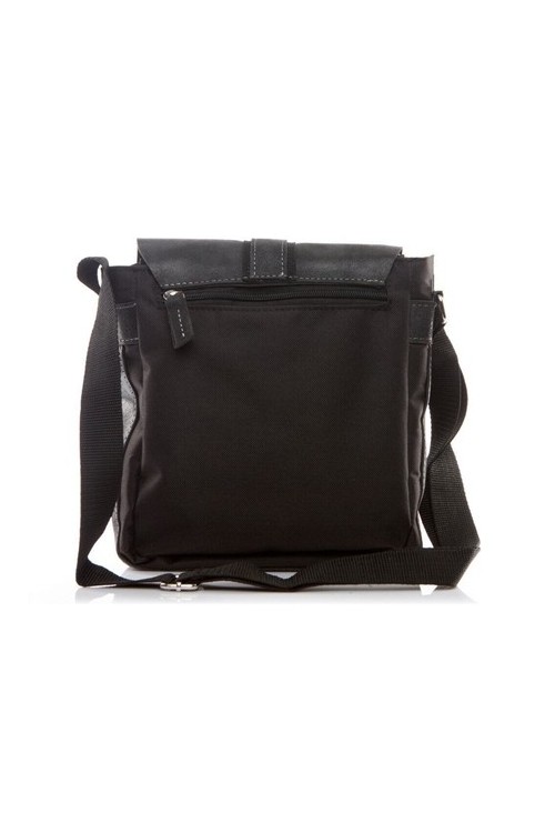 Mała listonoszka męska na ramię czarna BV15 -