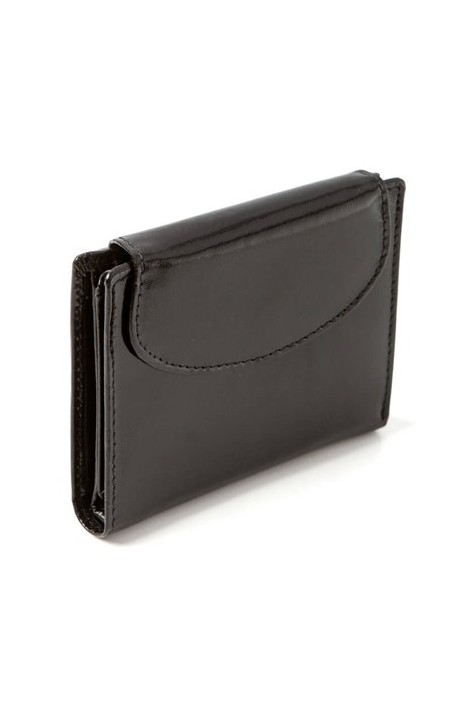Mały portfel damski skórzany czarny BW31 - 