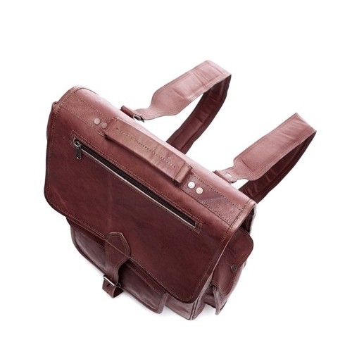 Plecak skórzany vintage brąz Outlander BT09 - 