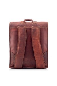 Plecak vintage skórzany brąz Outlander BT07 - 