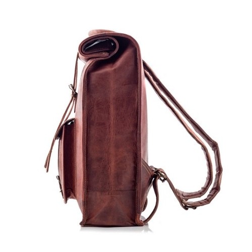 Plecak vintage skórzany brąz Outlander BT07 - 