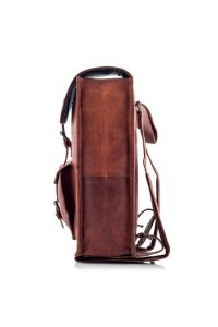 Plecak ze skóry vintage brąz Outlander BT06 -  Plecak ze skóry vintage brąz Outlander BT06 -