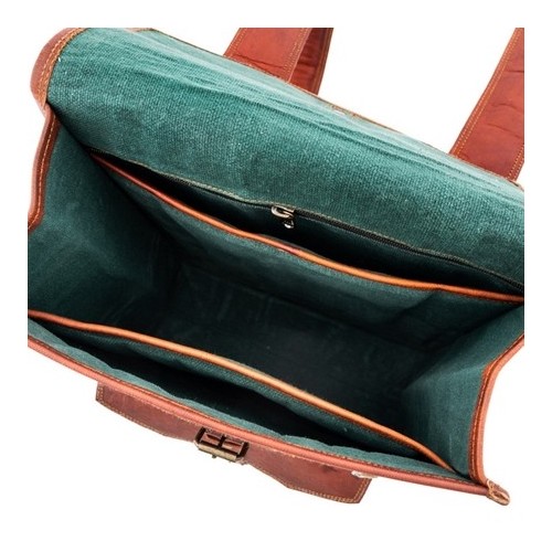 Plecak ze skóry vintage brąz Outlander BT06 -  Plecak ze skóry vintage brąz Outlander BT06 -