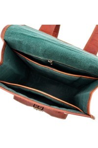 Plecak ze skóry vintage brąz Outlander BT06 -  Plecak ze skóry vintage brąz Outlander BT06 -