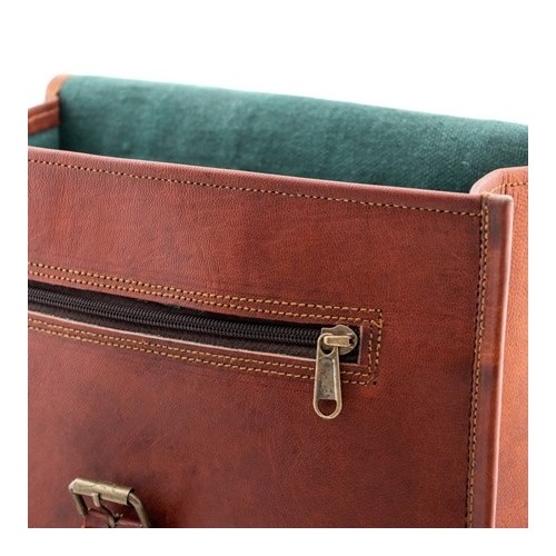 Plecak ze skóry vintage brąz Outlander BT06 -  Plecak ze skóry vintage brąz Outlander BT06 -