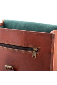 Plecak ze skóry vintage brąz Outlander BT06 -  Plecak ze skóry vintage brąz Outlander BT06 -