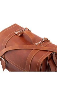 Plecak torba 2w1 skórzany vintage brąz BR91 - 