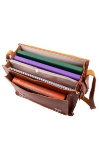 Plecak torba 2w1 skórzany vintage brąz BR91 - 