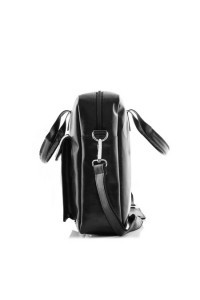 Torba na laptopa skórzana 15" czarna BVL82 - 