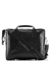 Torba na laptopa skórzana 15" czarna BVL82 - 