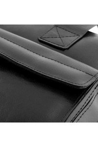 Torba na laptopa skórzana 15" czarna BVL82 - 