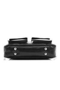 Torba na laptopa skórzana 15" czarna BVL82 - 