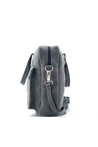 Teczka na laptopa 15,6" ze skóry szara BV82 -  Teczka na laptopa 15,6" ze skóry szara BV82 -