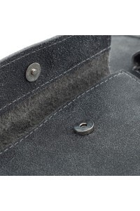 Teczka na laptopa 15,6" ze skóry szara BV82 -  Teczka na laptopa 15,6" ze skóry szara BV82 -