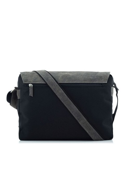 Torba miejska do PRACY SKÓRZANA szara BV17 -