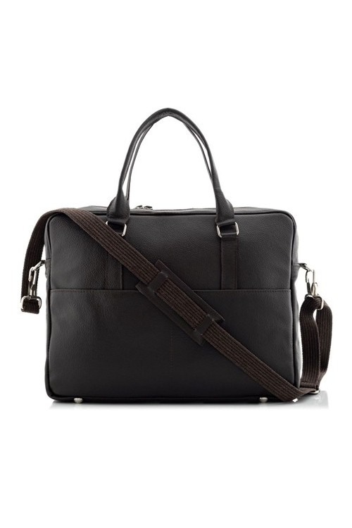 Skórzana torba na laptopa 15,6 brązowa BVL92 -