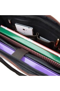 Skórzana torba na laptopa 15,6 brązowa BVL92 - 