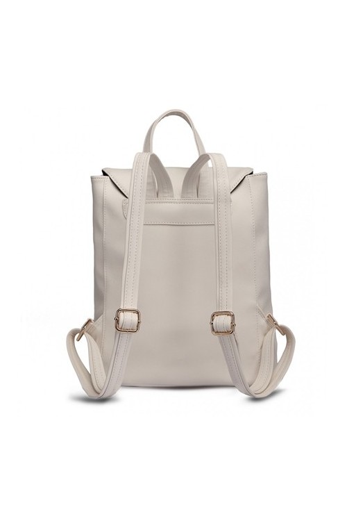 Szary plecak skórzany damski Aurora -