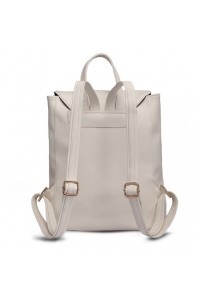 Szary plecak skórzany damski Aurora -  Szary plecak skórzany damski Aurora -