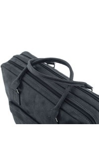 Czarna torba na laptopa 15,6" skórzana BV80 - 