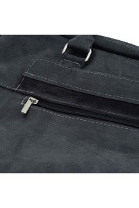 Czarna torba na laptopa 15,6" skórzana BV80 - 