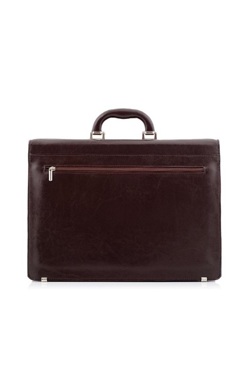 Brązowa aktówka skórzana męska BN41 - 