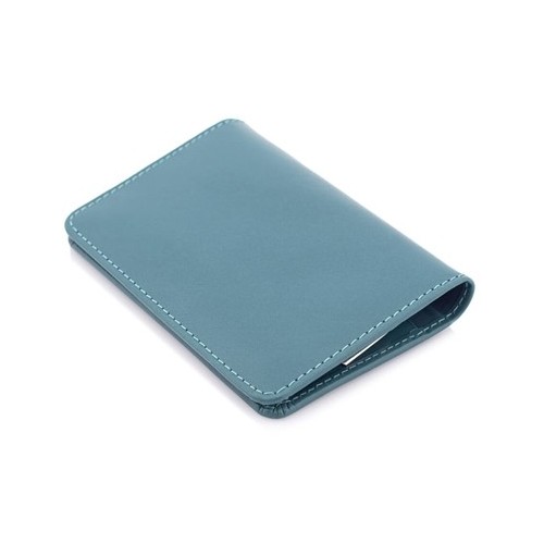 Etui na kluczyk skórzane niebieskie BK72 - 