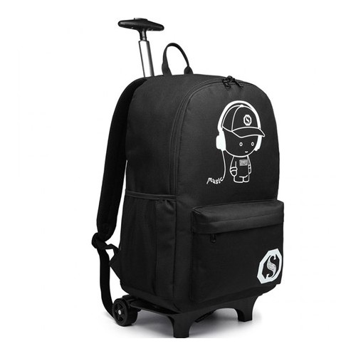 Plecak szkolny na kółkach lekki unisex Cody - 
