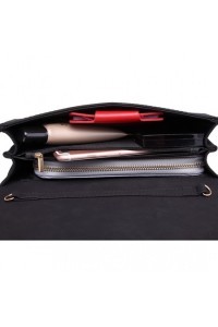 Torebka wieczorowa na łańcuszku czarna Lena - 