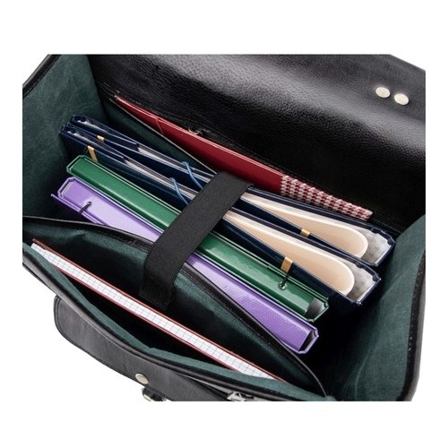 Skórzany plecak męski czarny Outlander BT09 -  Skórzany plecak męski czarny Outlander BT09 -