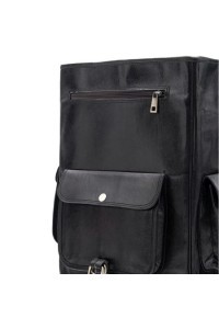 Skórzany plecak męski czarny Outlander BT09 -  Skórzany plecak męski czarny Outlander BT09 -