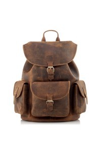 Skórzany plecak męski vintage Outlander BT33 - 