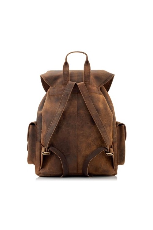 Skórzany plecak męski vintage Outlander BT33 -