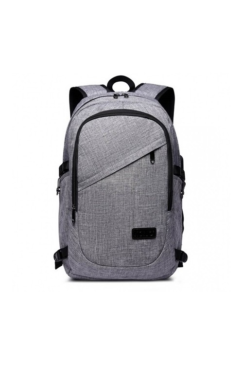 Plecak na Laptopa 15,6 z USB Szary Compact - 