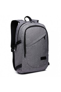 Plecak na Laptopa 15,6 z USB Szary Compact - 