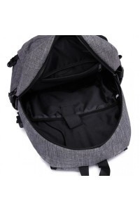 Plecak na Laptopa 15,6 z USB Szary Compact - 