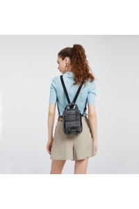 Mini plecaczek torebka 2w1 szara STARK - 