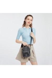 Mini plecaczek torebka 2w1 szara STARK - 