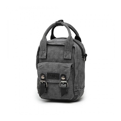 Mini plecaczek torebka 2w1 szara STARK - 