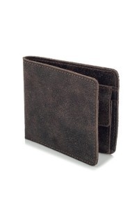 Cienki Portfel Męski Skóra Vintage Brąz CR31 - 