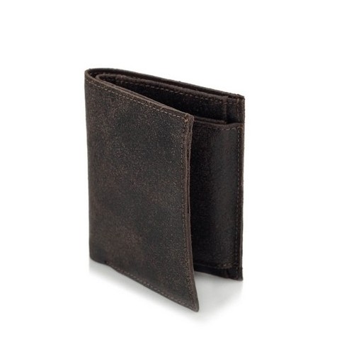 Portfel Vintage Męski Slim Skóra Brąz CR42 - 