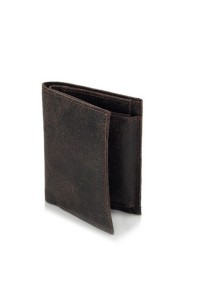 Portfel Vintage Męski Slim Skóra Brąz CR42 - 