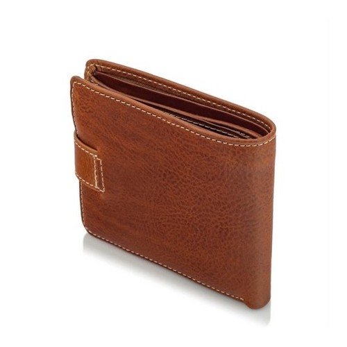 Duży Portfel Męski Skórzany Brązowy BJ51 -  Duży Portfel Męski Skórzany Brązowy BJ51 -