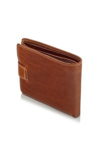 Duży Portfel Męski Skórzany Brązowy BJ51 -  Duży Portfel Męski Skórzany Brązowy BJ51 -