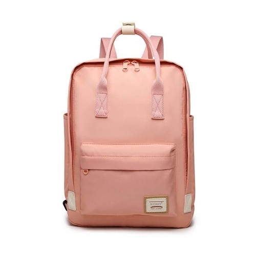 Pudrowy plecak vintage damski KN02 - 