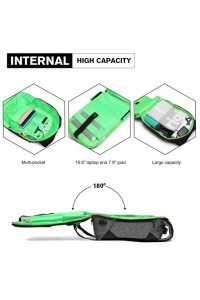 Szary plecak męski do pracy USB Carbon WX15 - 