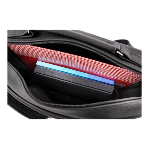 Torba do Pracy Męska Skórzana Czarna NORD81 - 