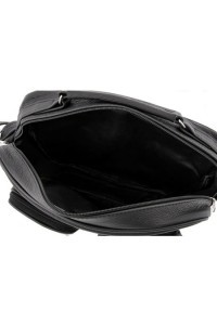 Torba do Pracy Męska Skórzana Czarna NORD81 - 