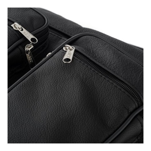 Torba do Pracy Męska Skórzana Czarna NORD81 - 